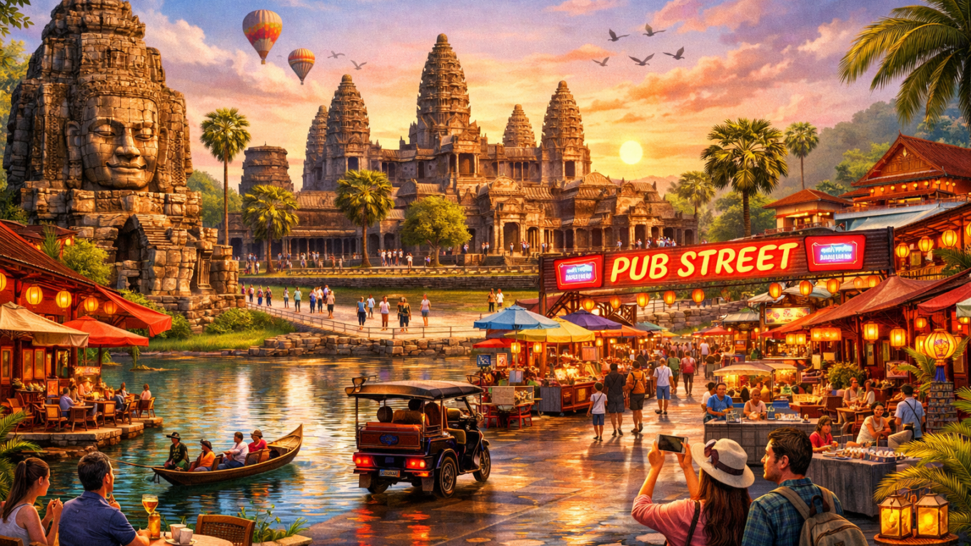 Kota Siem Reap: Gerbang Utama Menuju Keajaiban Angkor Wat yang Mendunia